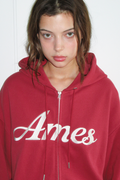 AMES WORLDWIDE Standard logo hoodie zip up
