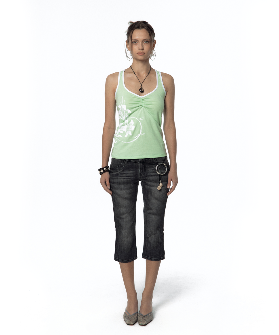 KASHIKO Lily racerback top lime