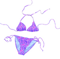 SUMMERDREAMER Coral neon shell bikini
