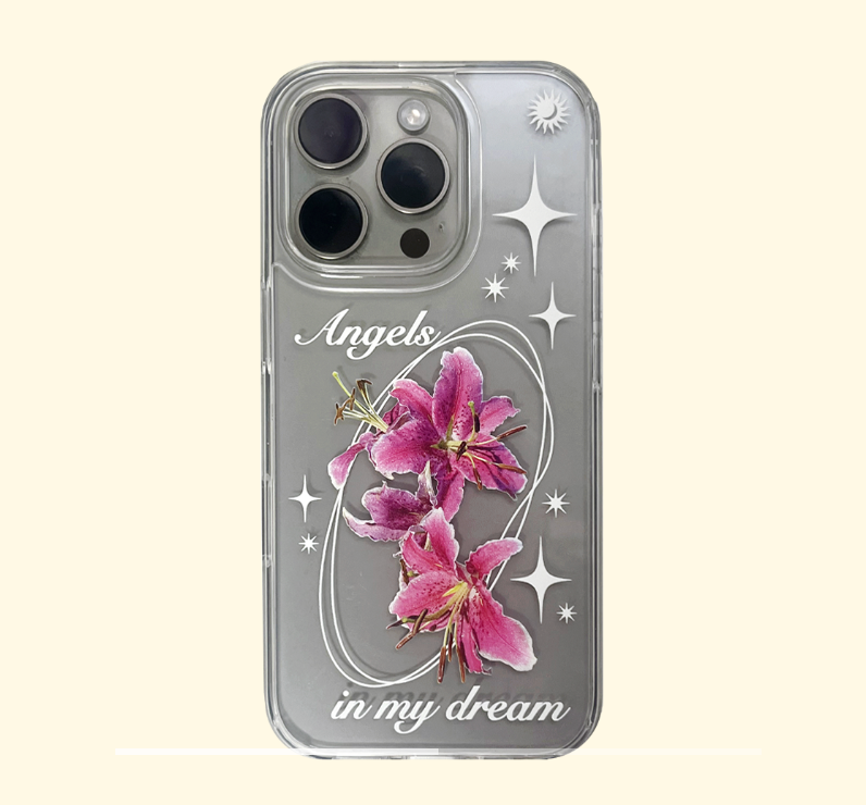 SUMMERDREAMER Angels clear case white