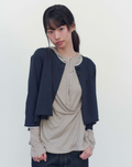 ONSKA Flare jersey cardigan navy