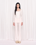 WHISFAIRY Reve lace cardigan set white