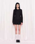 WHISFAIRY Dolly double jacket dress black