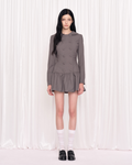 WHISFAIRY Dolly double jacket dress gray
