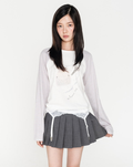 [HIGH SCHOOL DISCO] Letter Graphic Raglan Long Sleeve
