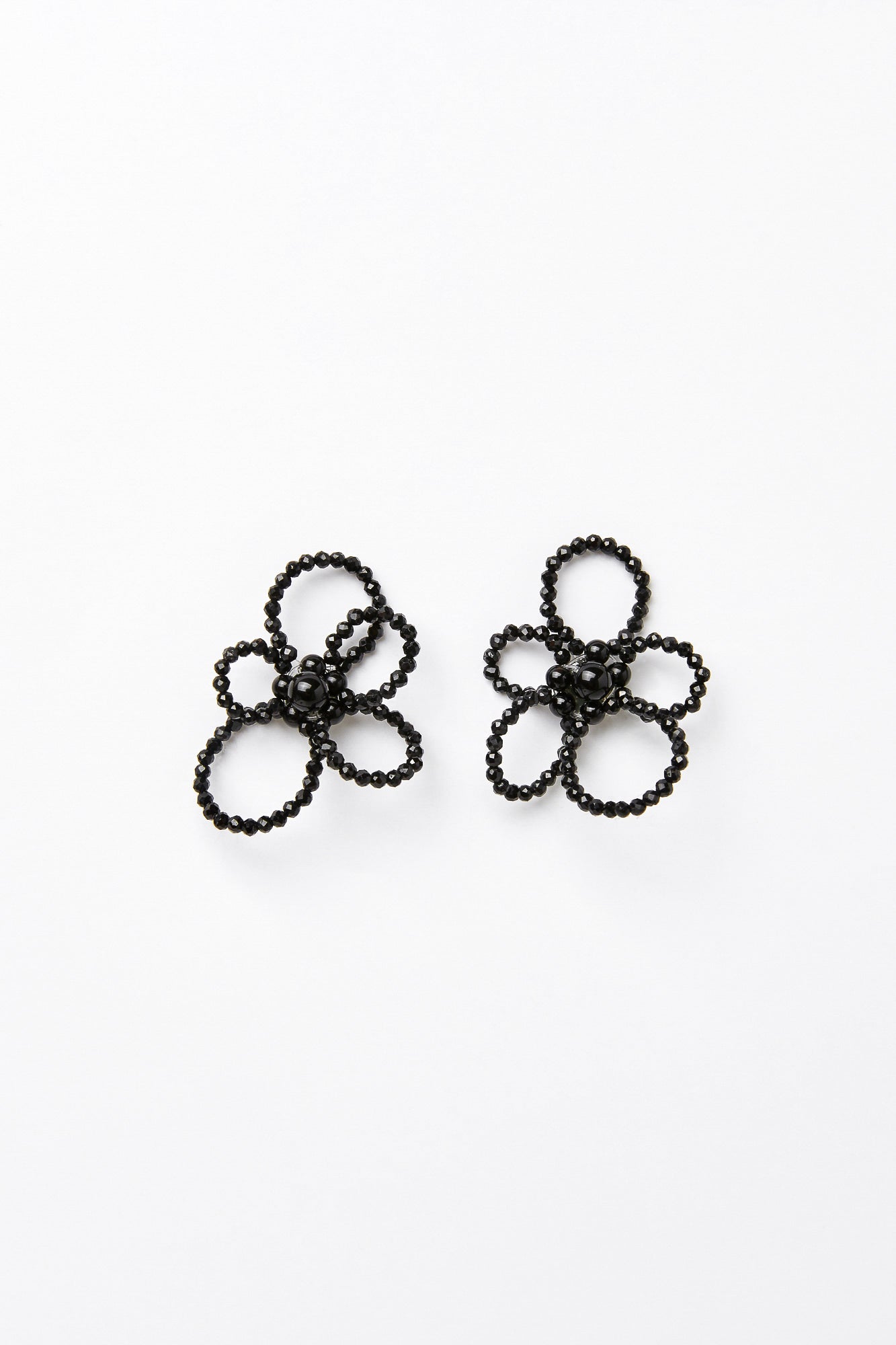 losesleepover-ss-25-petal-sugar-drop-earrings-*black