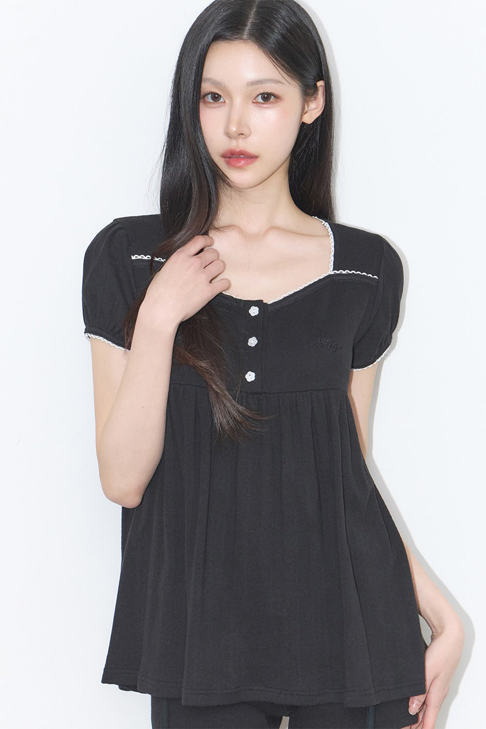 illigo-ss-26-flare-shirring-top-black-black-s