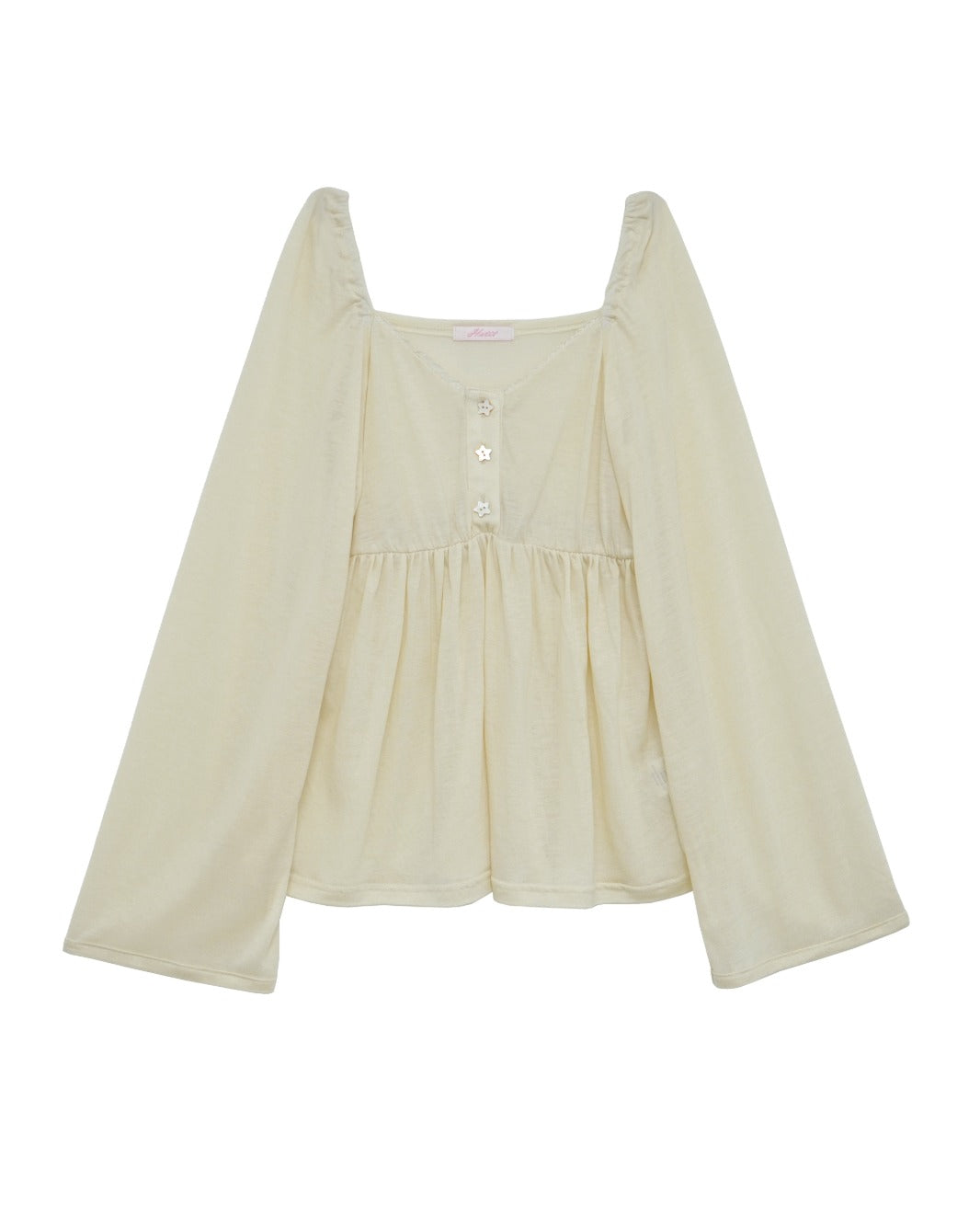 hetit-ss-25-shell-star-blouse-ivory-ivory-s