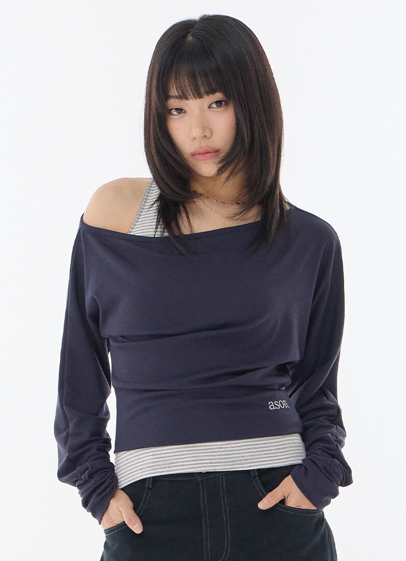 as-on-fw-26-gleam-off-shoulder-long-sleeve-navy-navy-s