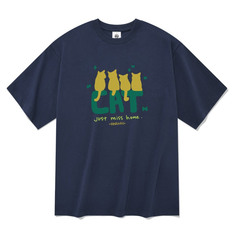 radineo-ss-25-cat-short-sleeve-t-shirt-navy-navy-s