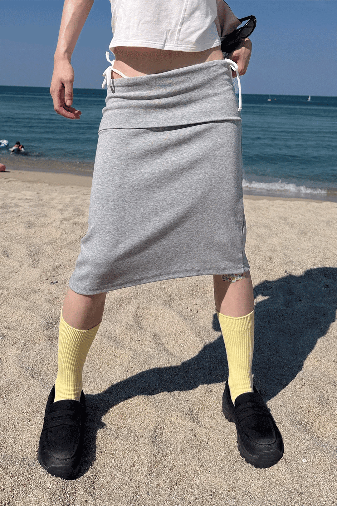 woohwa-ss-26-fold-sweat-midi-skirt-charcoal-charcoal-s