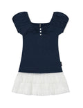 ugly-shadow-ss-25-dotted-ruffle-dress(navy)