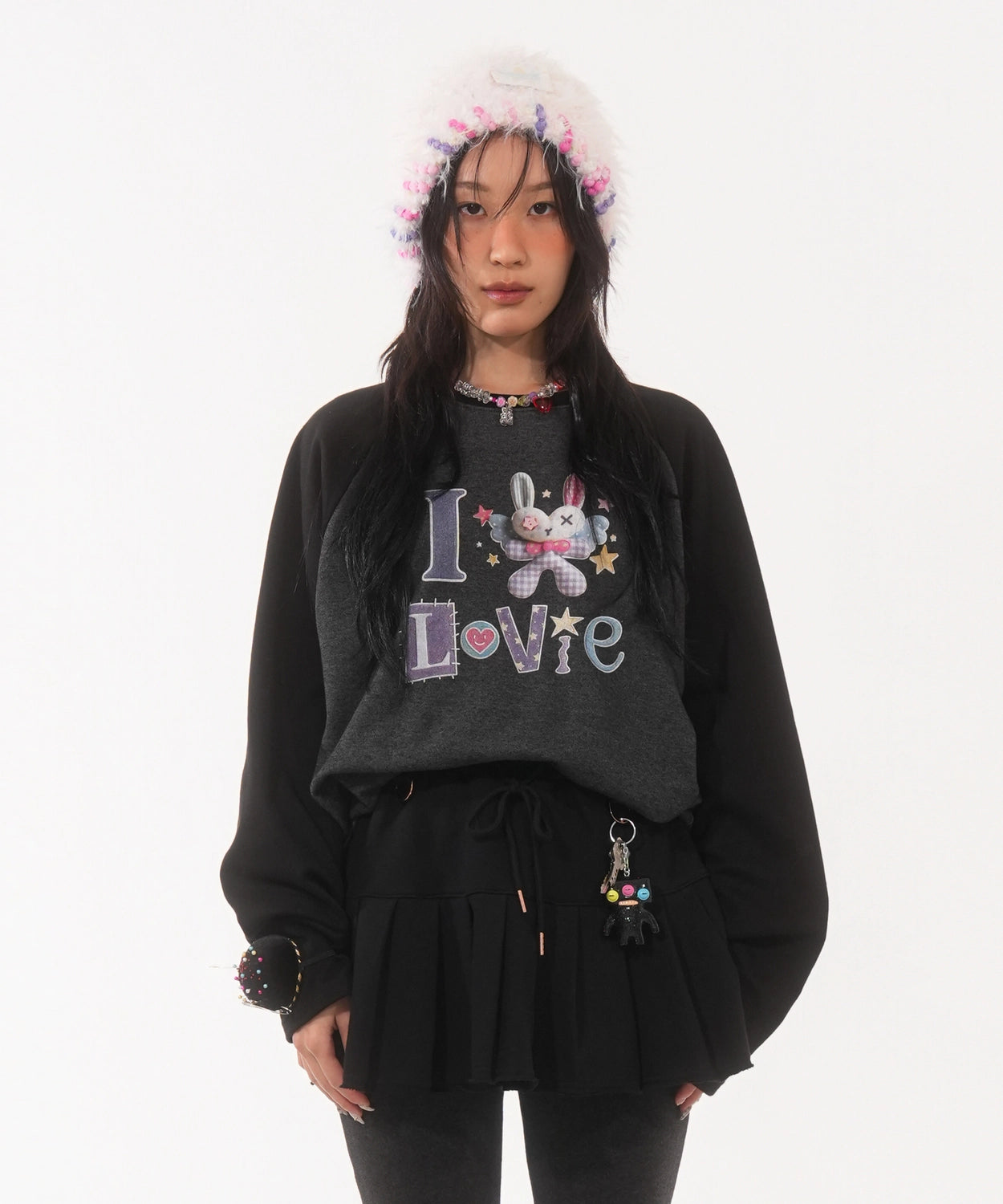 fanyoung-fw-25-i-love-lovie-raglan-t-charcoal-black-charcoal-black-s