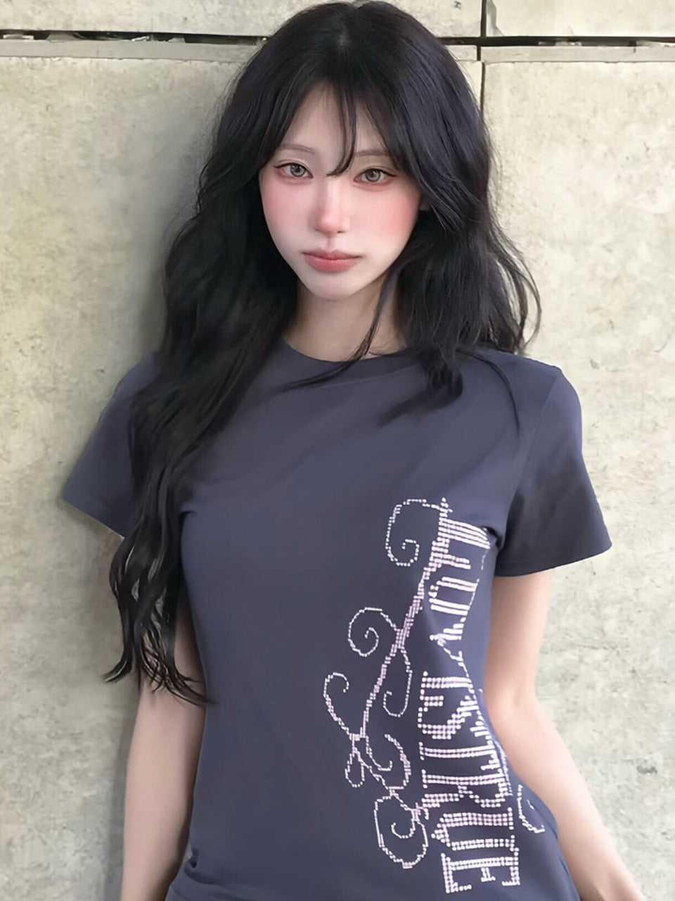 luv-is-true-ss-26-el-luvistrue-logo-tee-charcoal-charcoal-s