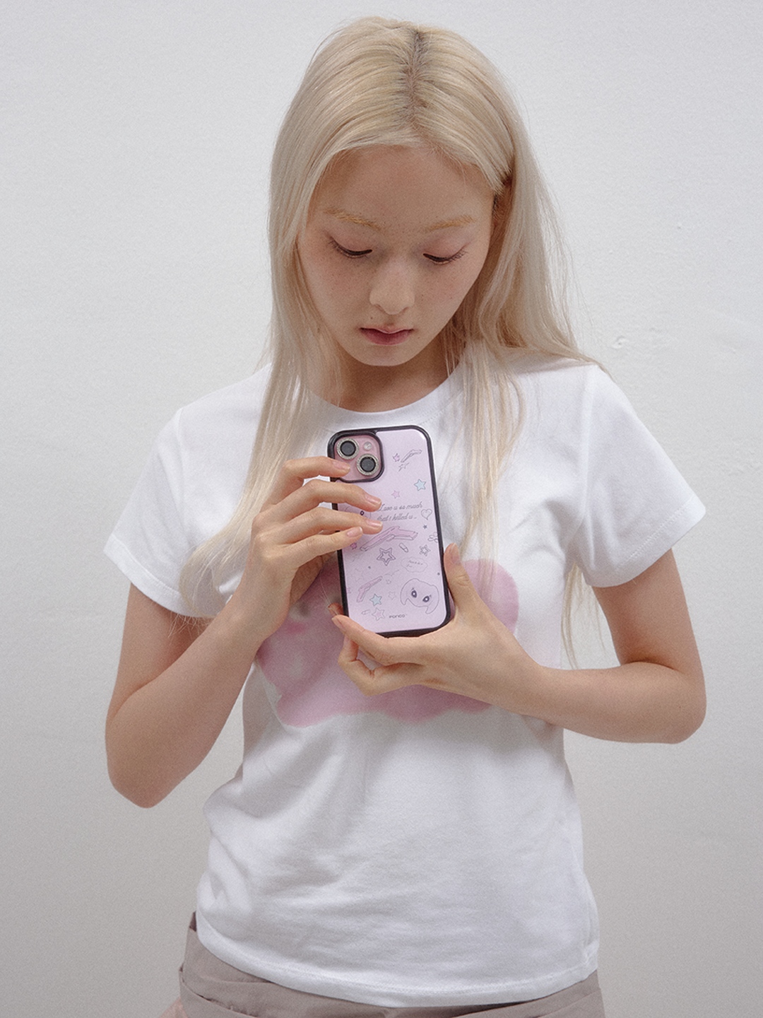 [PORICO] KILLER PORI S MEMO CASE - BABY PINK