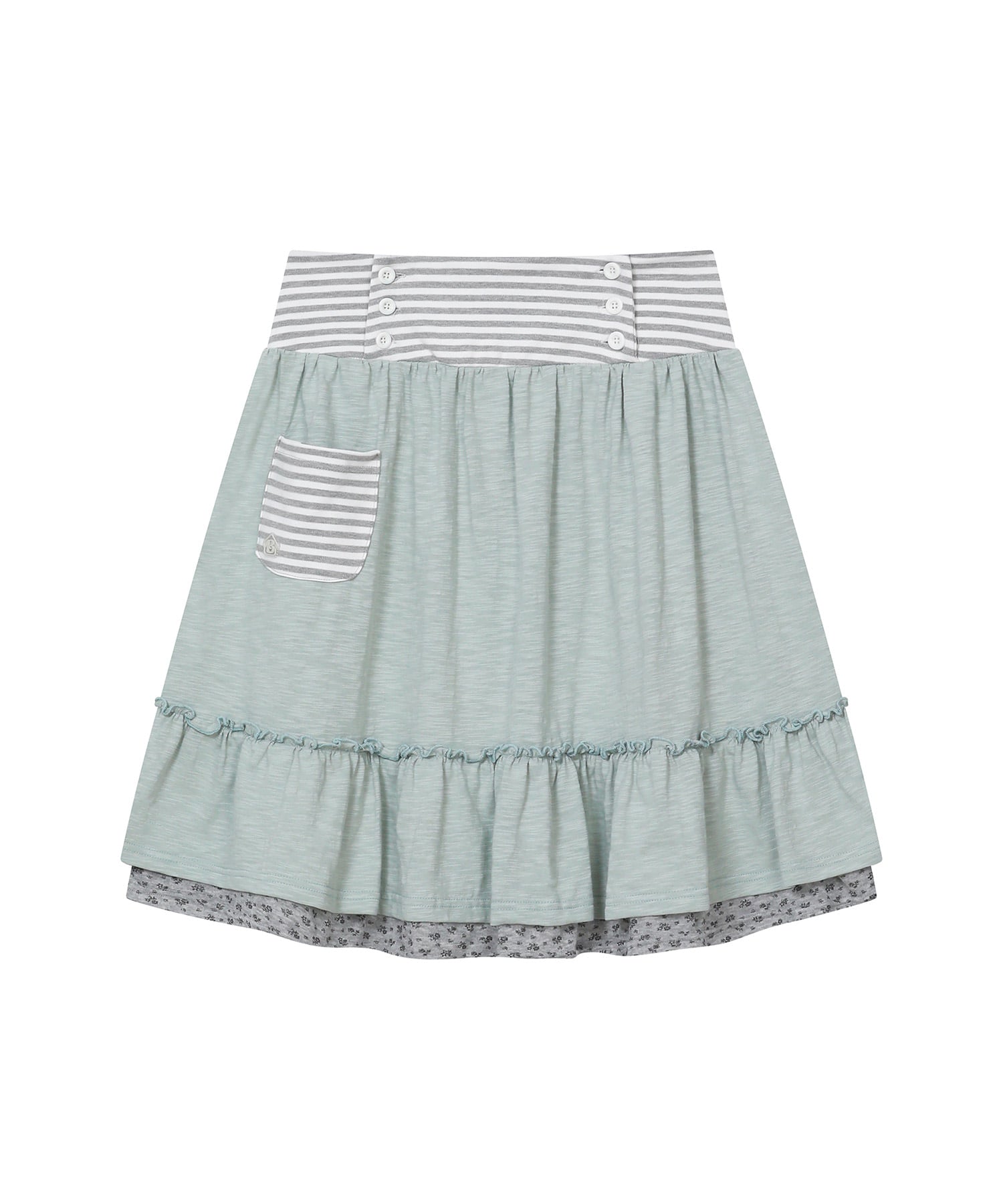 bauf-ss-26-button-pocket-midi-skirt-mint-mint-s