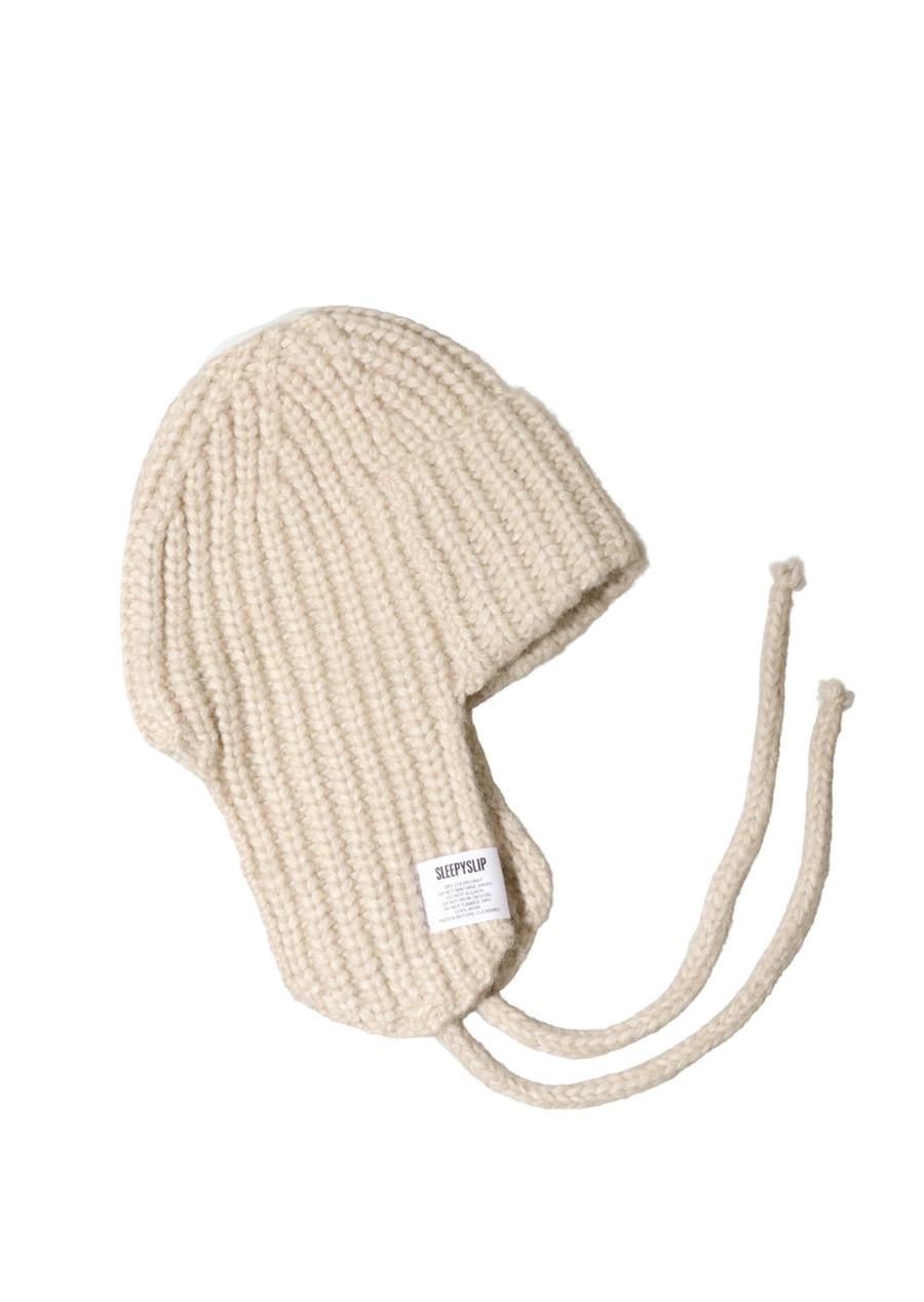 sleepy-slip-fw-26-moss-knit-beige-trooper-hat-beige-s