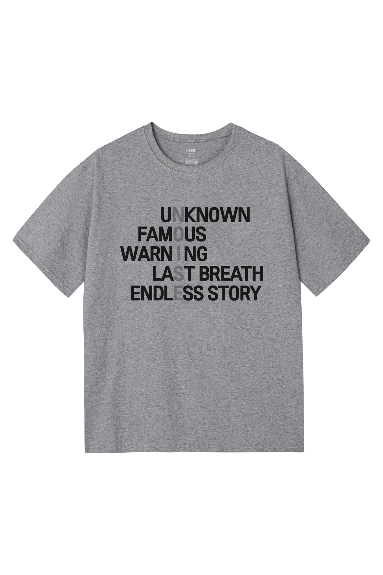 noise-ss-26-bold-lettering-short-sleeved-t-shirt-melange-gray-gray-s