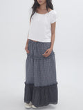 expired-girl-ss-25-frill-check-maxi-skirt-navy