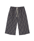 tonsil-fw-26-vintage-check-banded-bermuda-pants-navy-navy-s