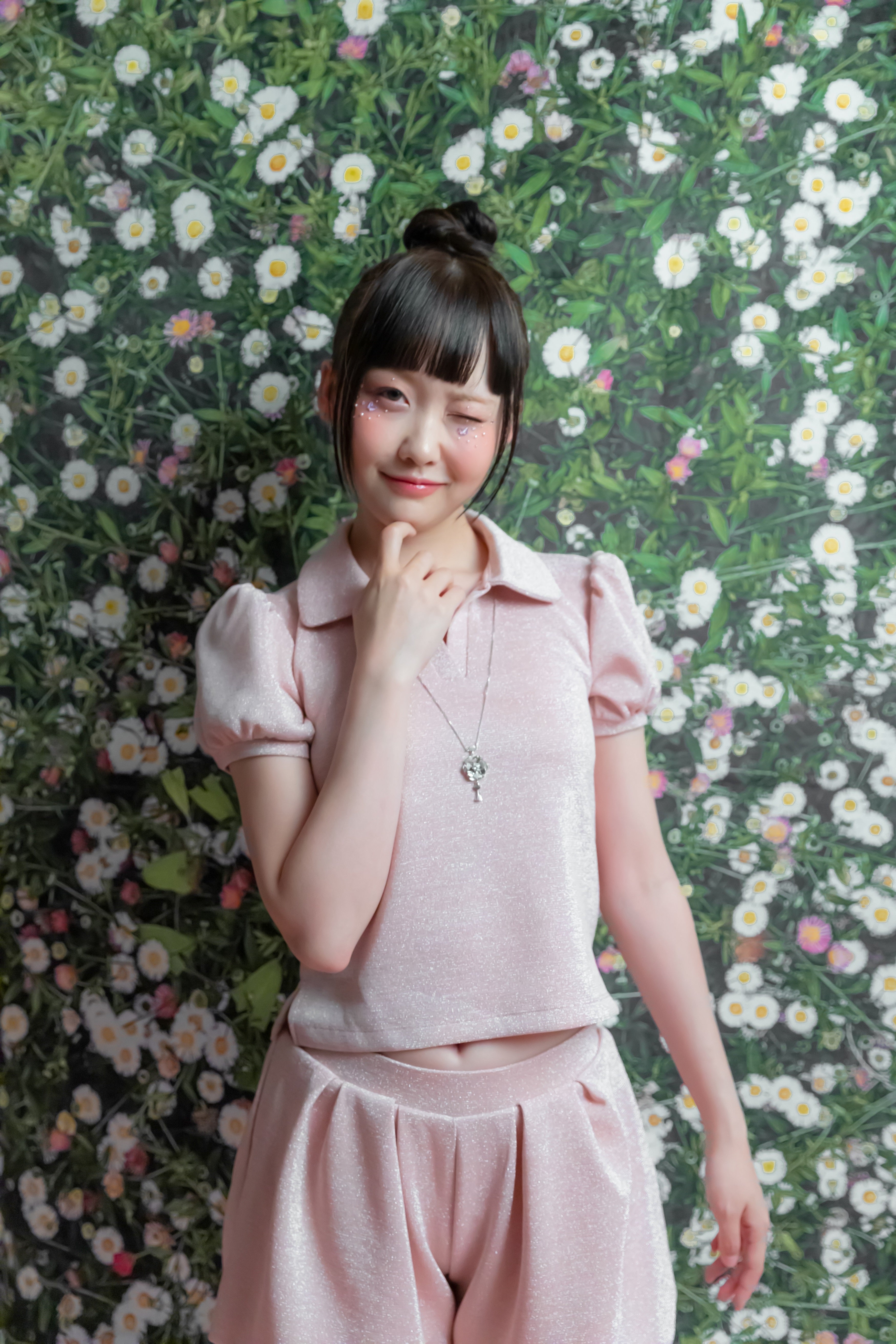 kichica-ss-25-puff-sleeve-open-collar-tshirts-_pink