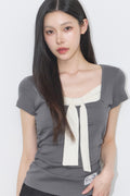 illigo-ss-26-layered-ribbon-tie-t-shirt-charcoal-charcoal-s
