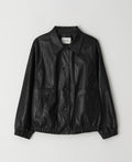 step-around-fw-25-loose-fit-leather-stitch-blouson-black-black-s