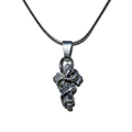 3amgang-fw-25-snake-cross-necklace-silver-s