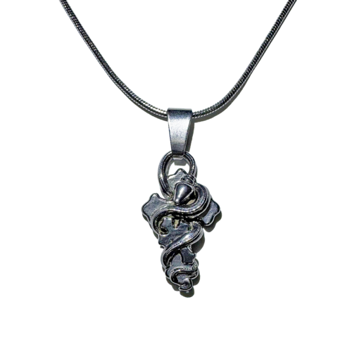 3amgang-fw-25-snake-cross-necklace-silver-s