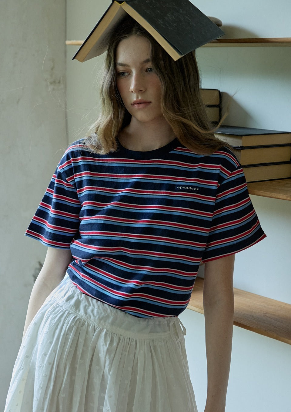 opendoorstudio-fw-26-stripe-half-top-navy-navy-s