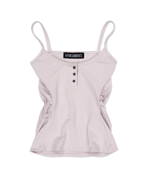 a-few-comments-fw-25-metal-button-shirring-tank-top-raw-raw-s