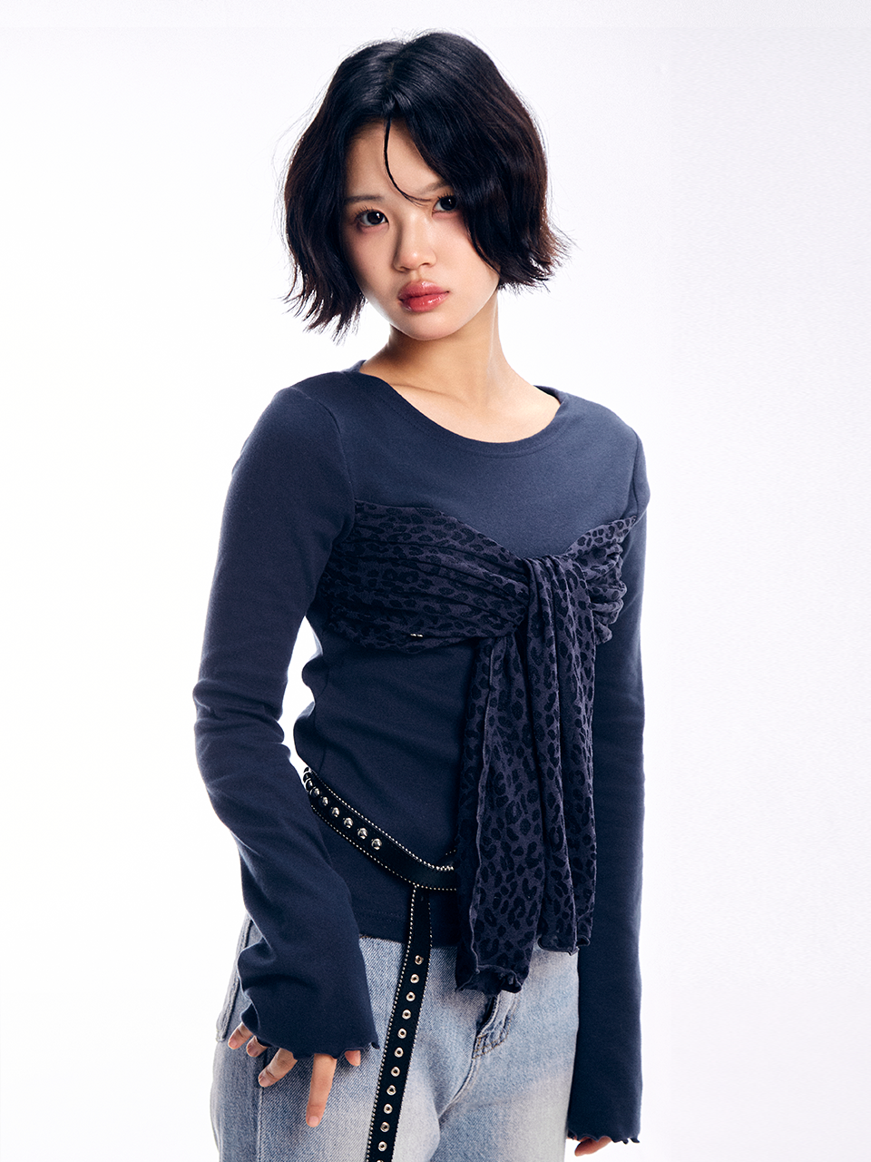 adorebelle-ss-26-leopard-tie-up-t-shirt-navy-navy-s