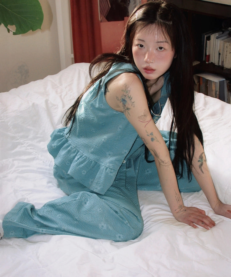 hokuspokus-ss-26-daisy-sucker-banding-pants-mint-mint-s