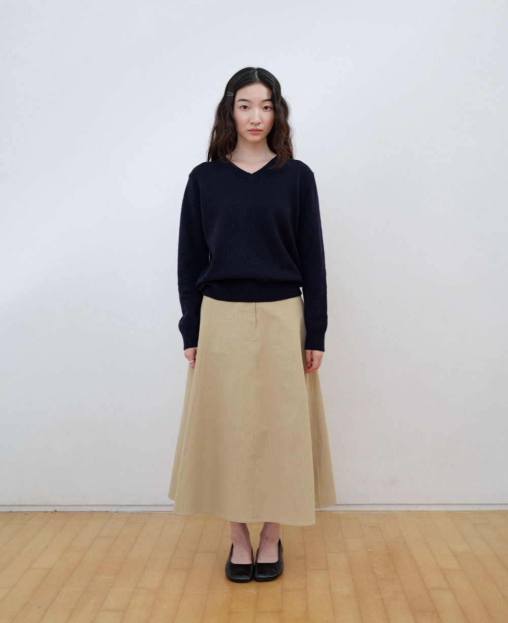 step-around-fw-26-cotton-panel-flare-skirt-beige-beige-s