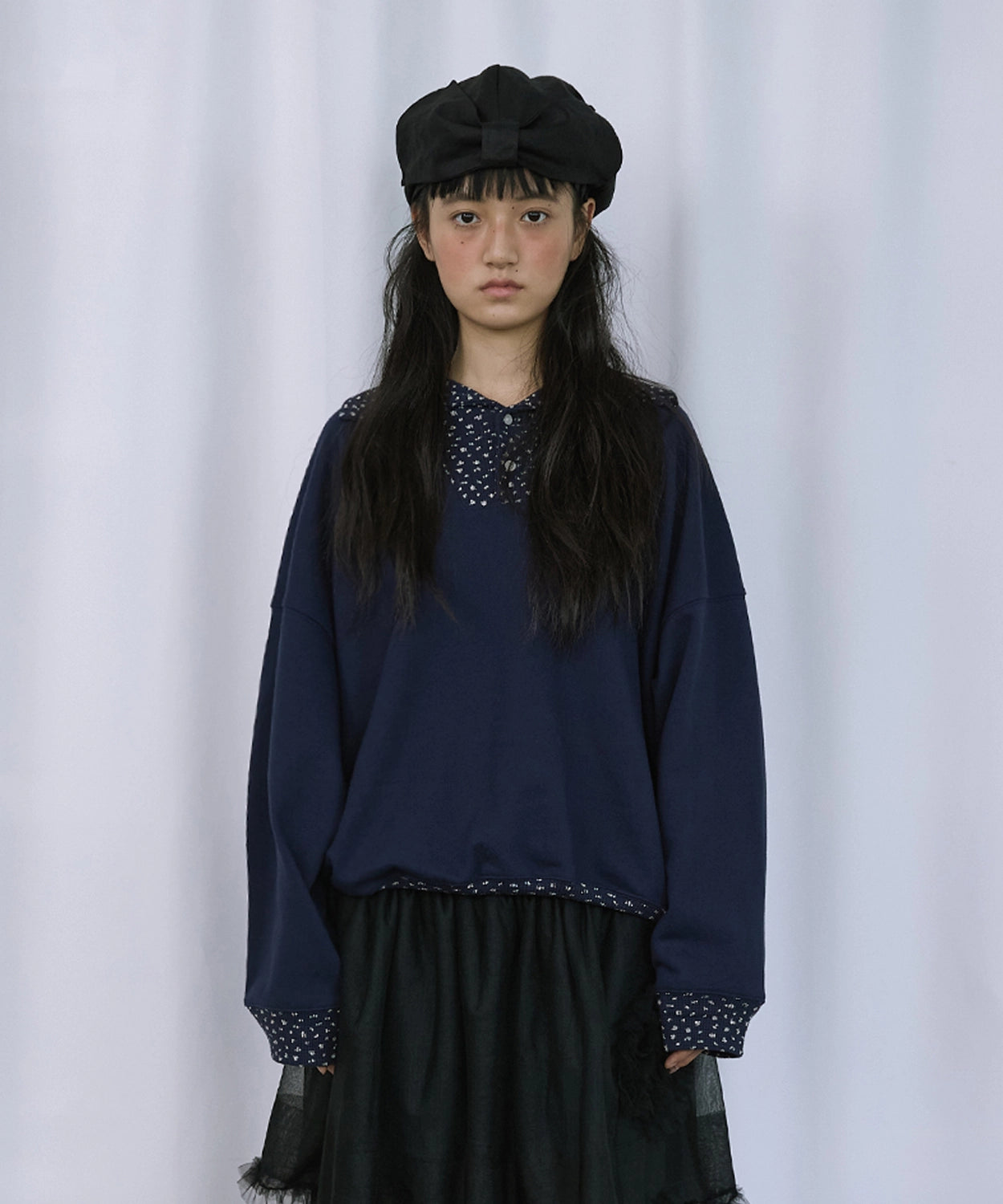 hokuspokus-fw-25-daisy-back-point-sweatshirt-navy-navy-s