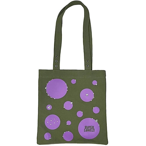 superlonely-ss-25-dot-gem-canvas-bag-khaki