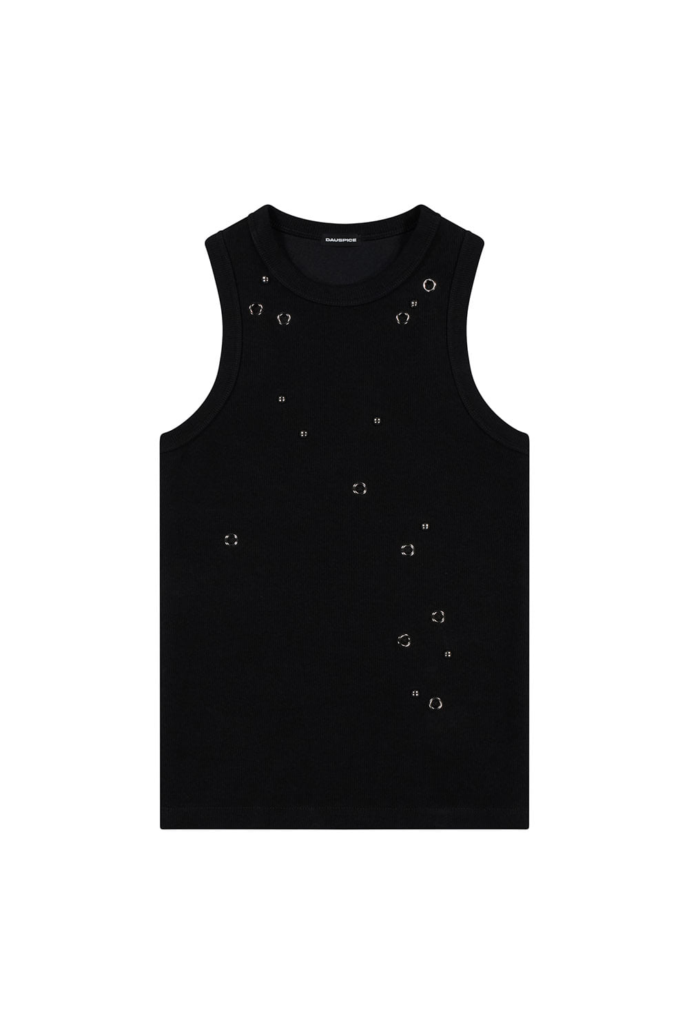 dauspice-ss-26-duc-eyelet-stud-tank-top-black-black-s