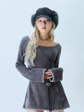 lartigent-fw-25-l21-snow-pluffy-mini-dress-top-charcoal-charcoal-s