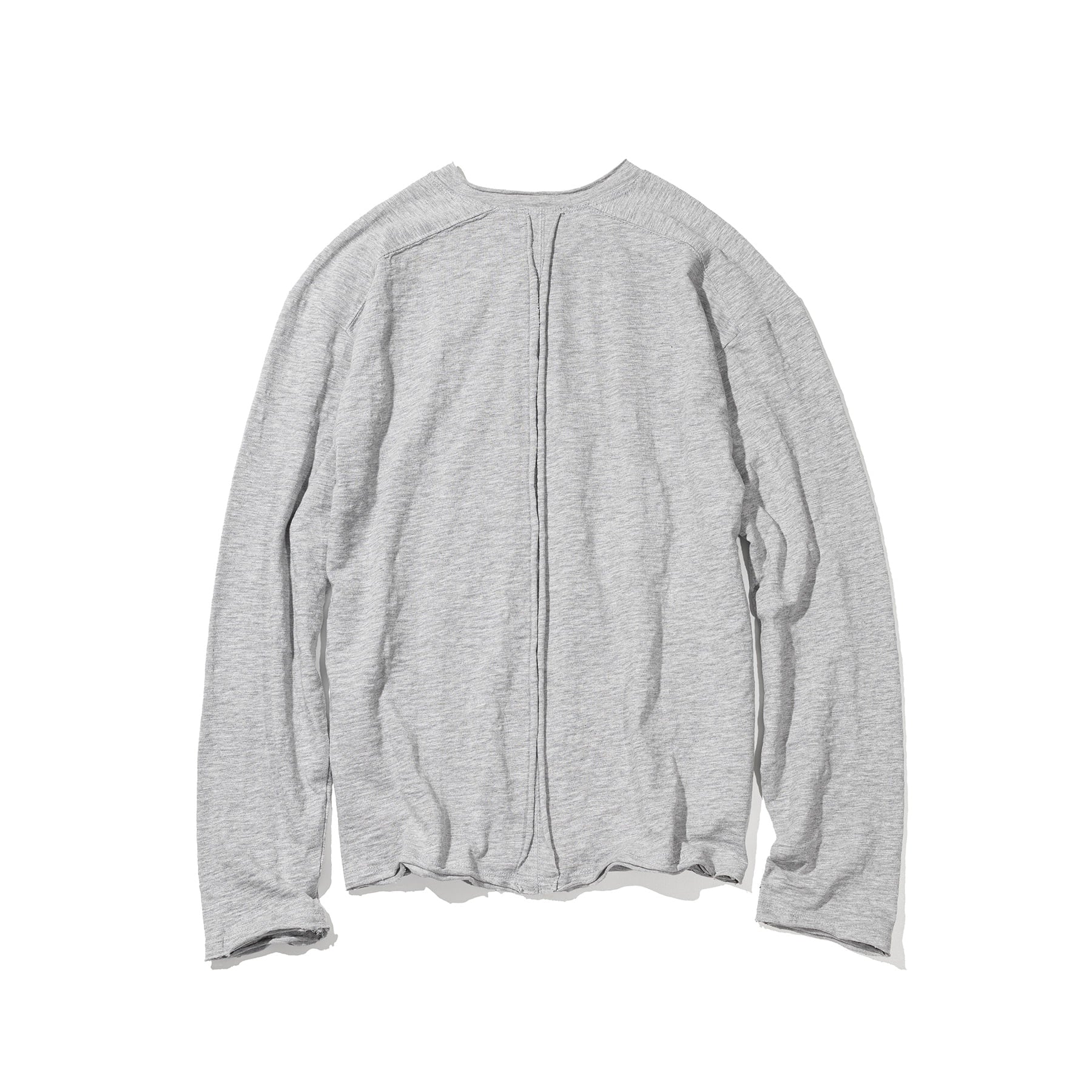 massnoun-ss-26-slub-cut-divide-henley-neck-long-sleeve-mssls001-gy-gy-s