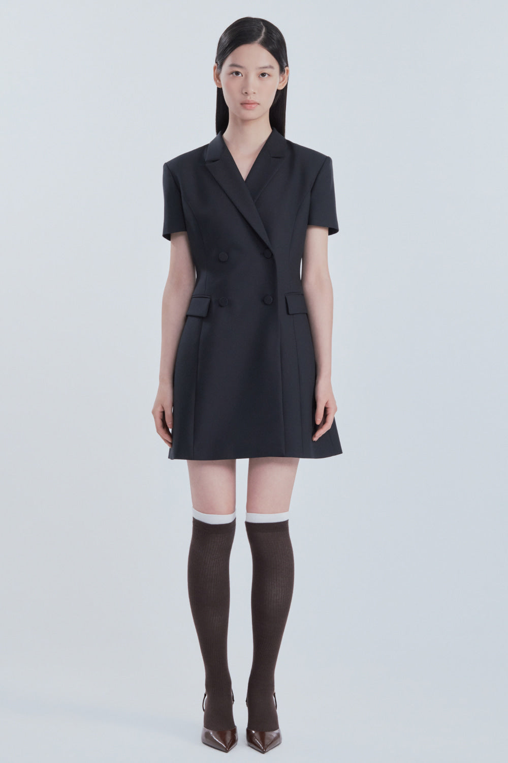 mausoleum-fw-26-jenn-half-sleeve-suit-jacket-dress-navy-navy-s