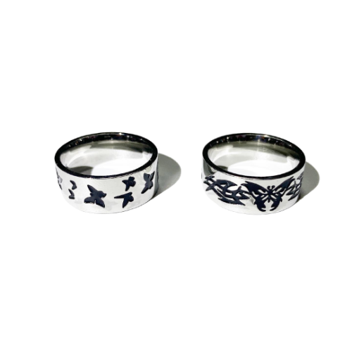3amgang-seasonless-bold-butterfly-ring-2type