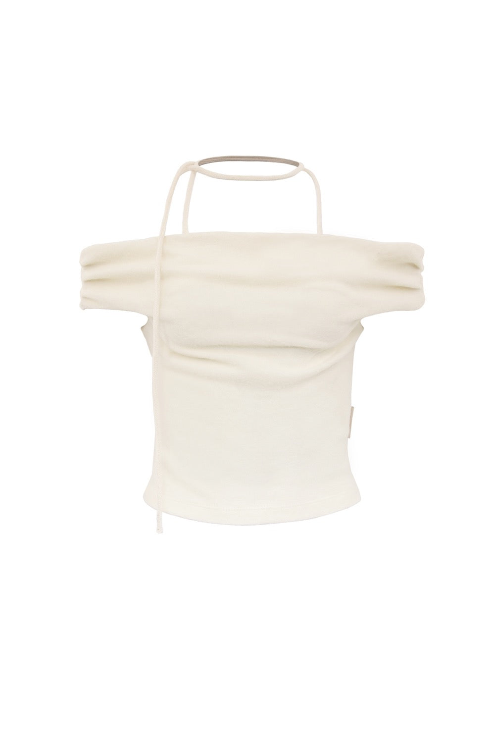 odd-one-out-fw-25-string-shirring-off-shoulder-top-ivory-ivory-s