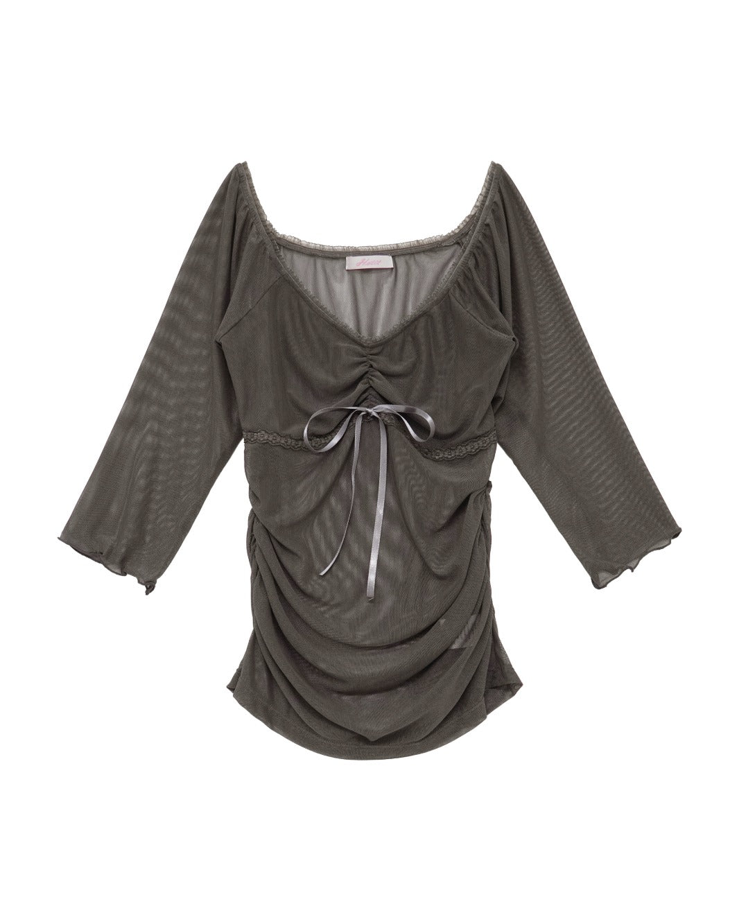 hetit-fw-26-mash-shirring-top-smoke-grey-smoke-grey-s