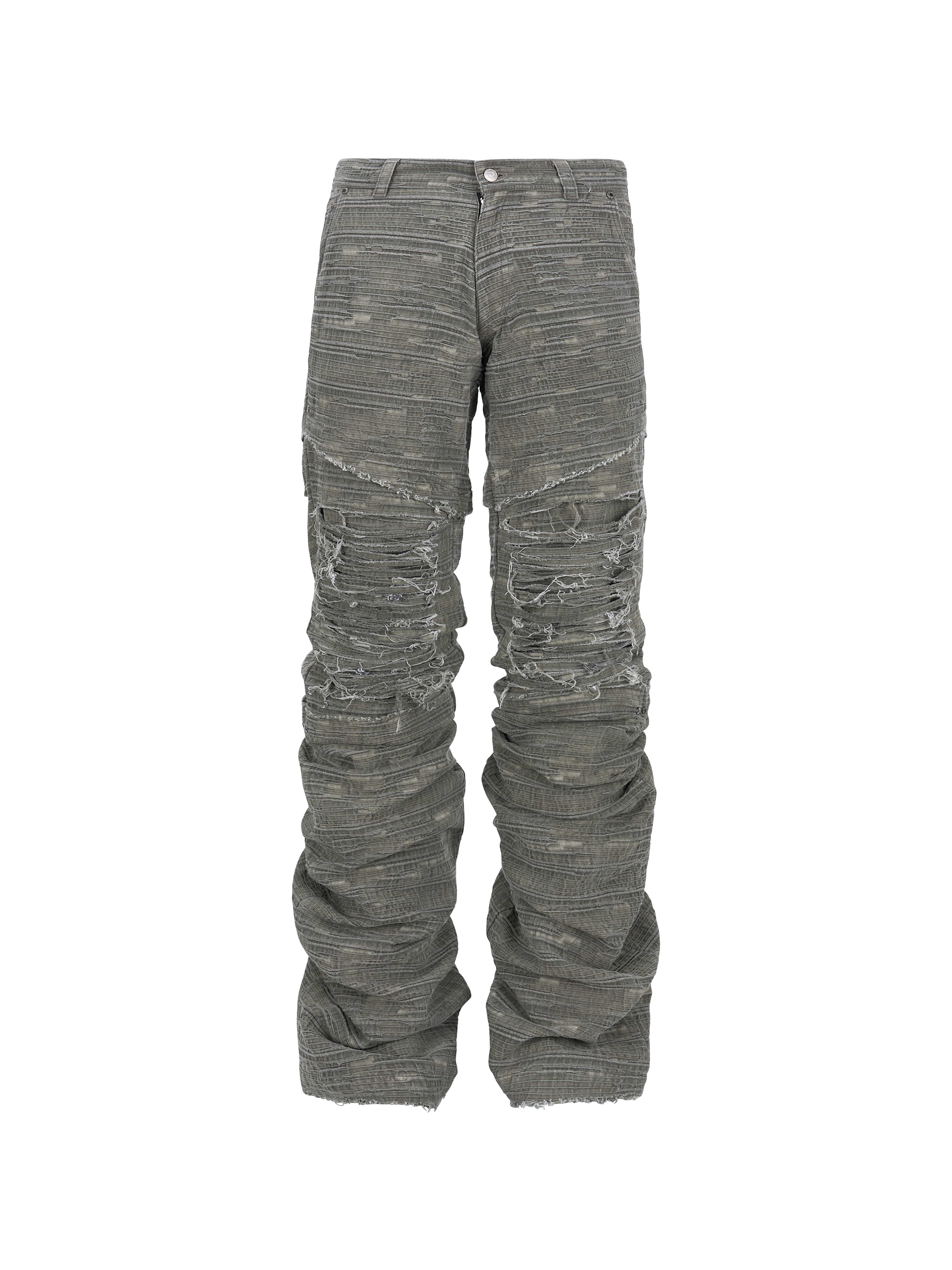 lecyto-fw-25-distressed-crack-low-rise-pants-khaki-khaki-s