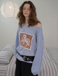 sparkling-piece-ss-26-horse-stamp-off-shoulder-sweatshirt-blue-s
