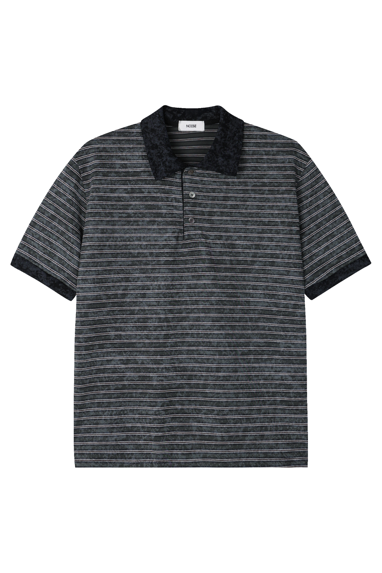 noise-ss-26-stripe-dying-polo-t-shirt-green-green-s