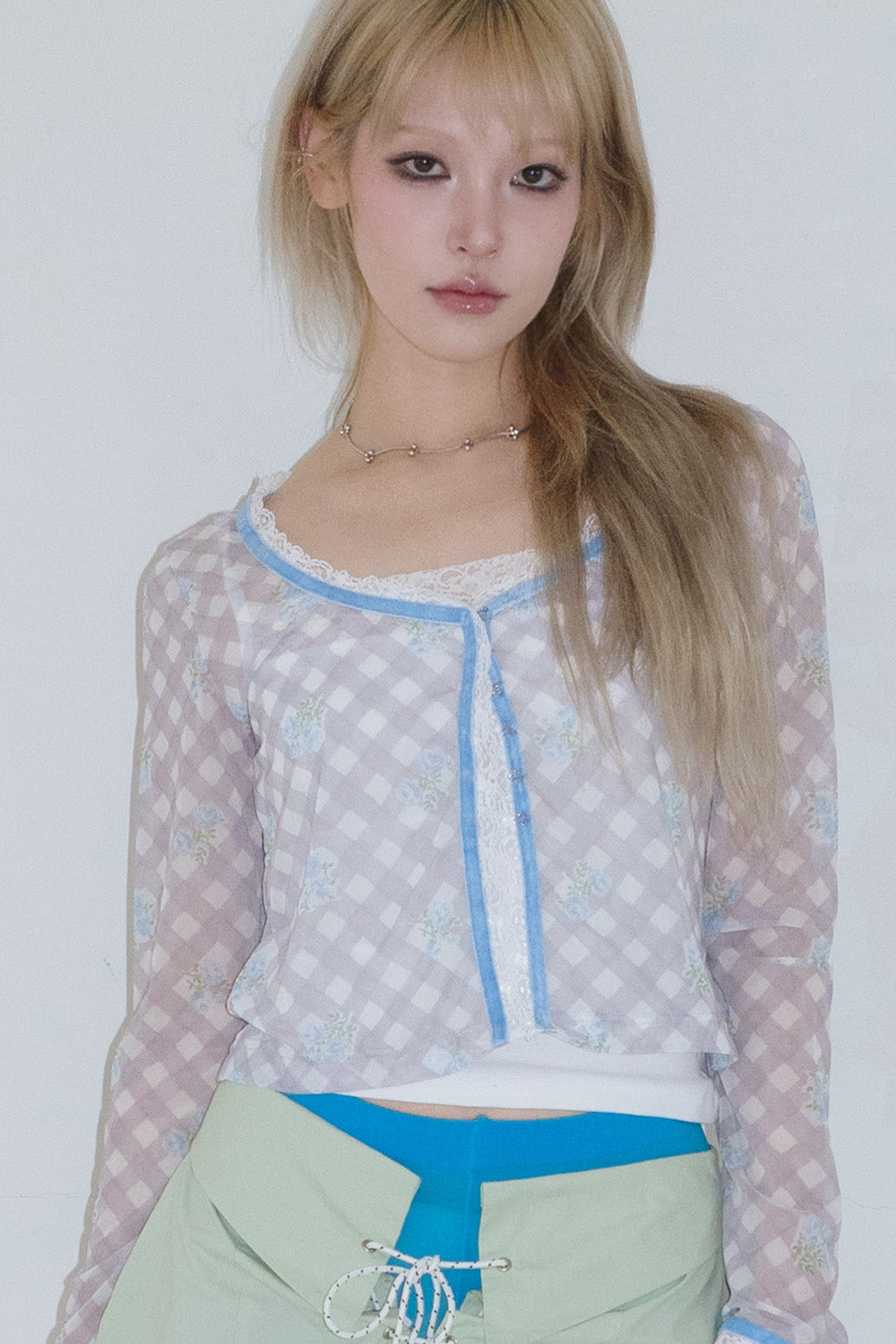 fakiii-ss-26-rose-check-sheer-cardiganblue-blue-s