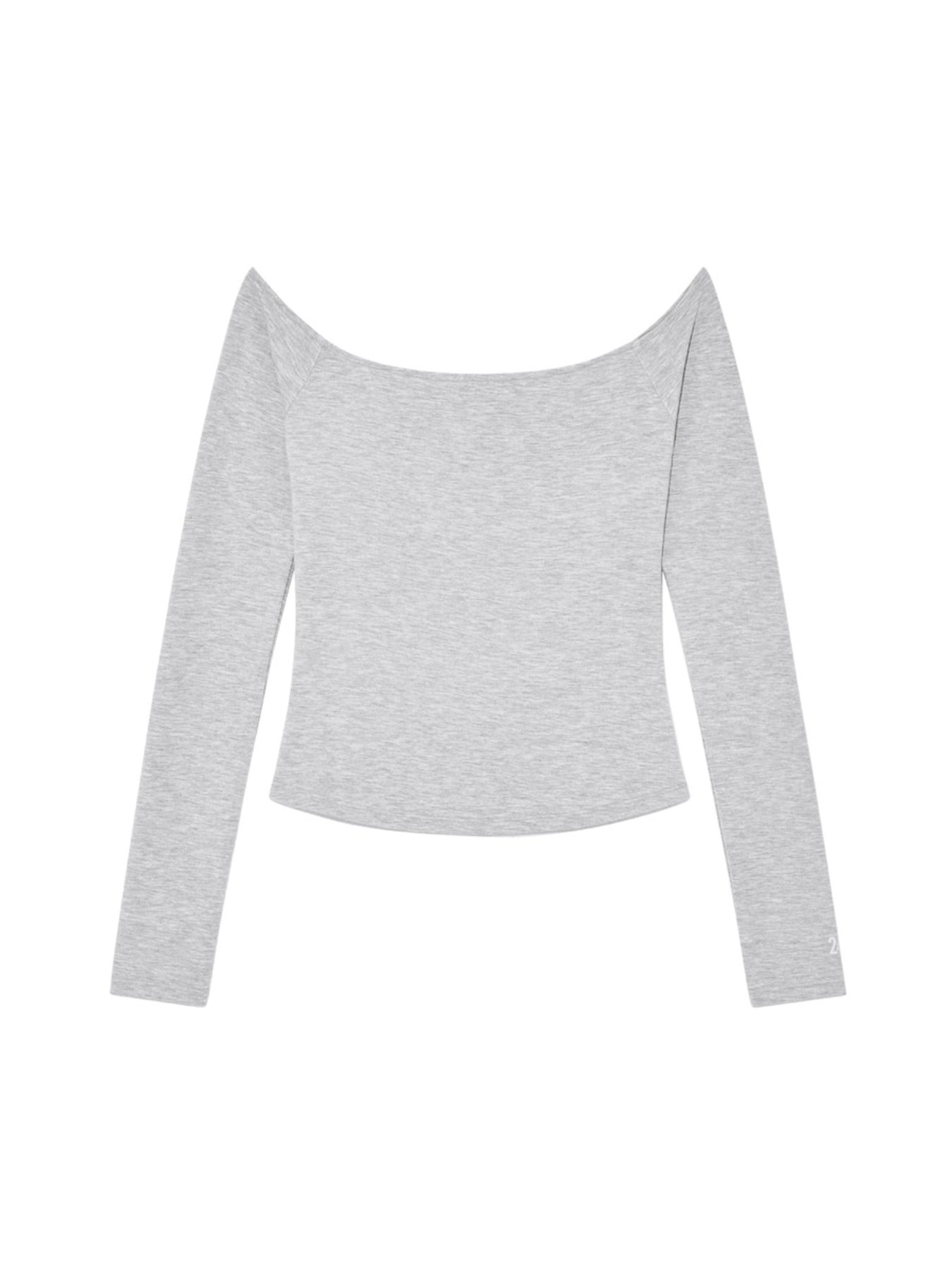 glowny-ss-25-air-off-shoulder-top-(white-melange)