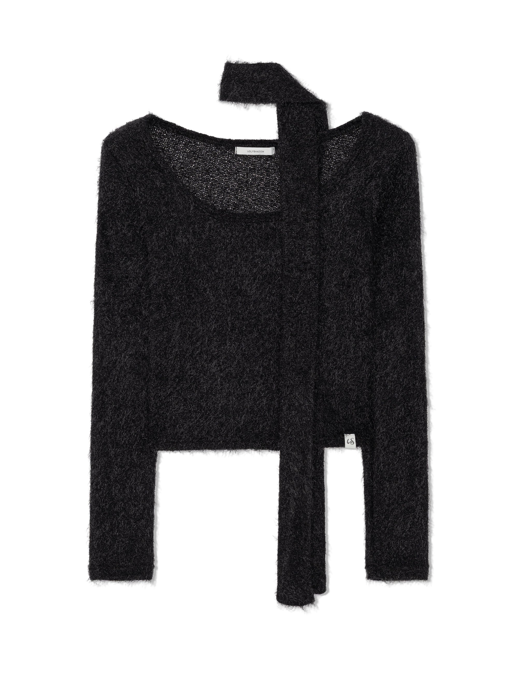 ugly-shadow-fw-25-scarf-round-t-shirt-black-black-s