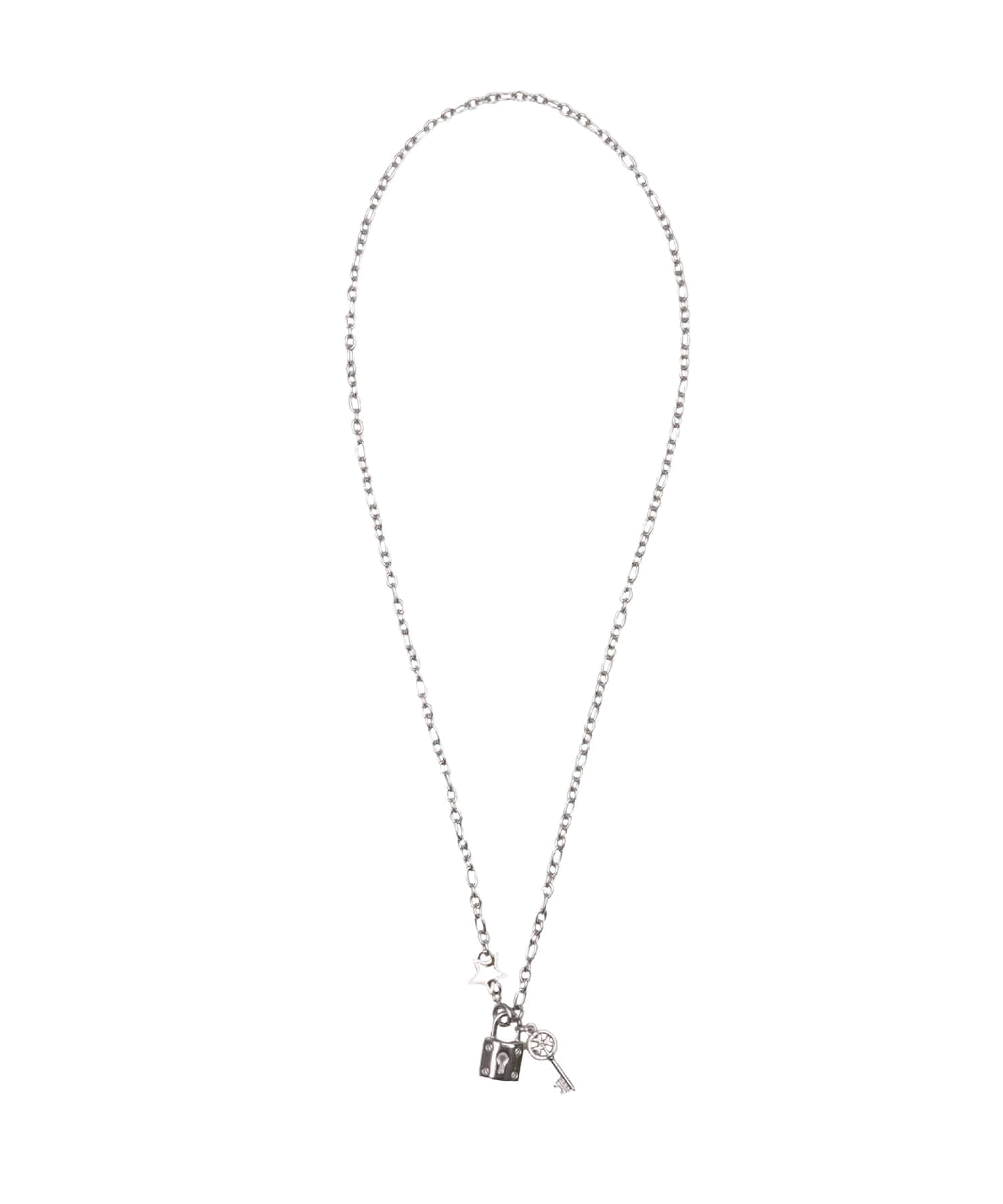 high-school-disco-fw-25-mysterious-key-chain-necklace-silver-s